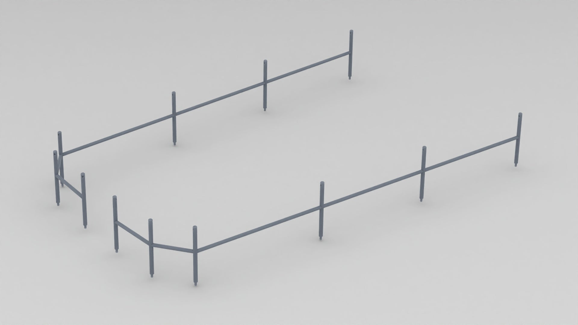 1/35 USS PCF Hull Deck Railing Set - distefan 3d print