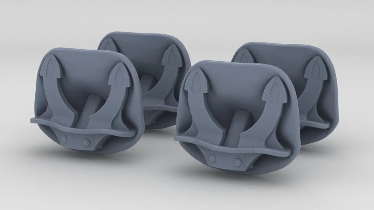 1/350 DKM Anchor Bolster Set (4pcs) Resin3Dinteractive