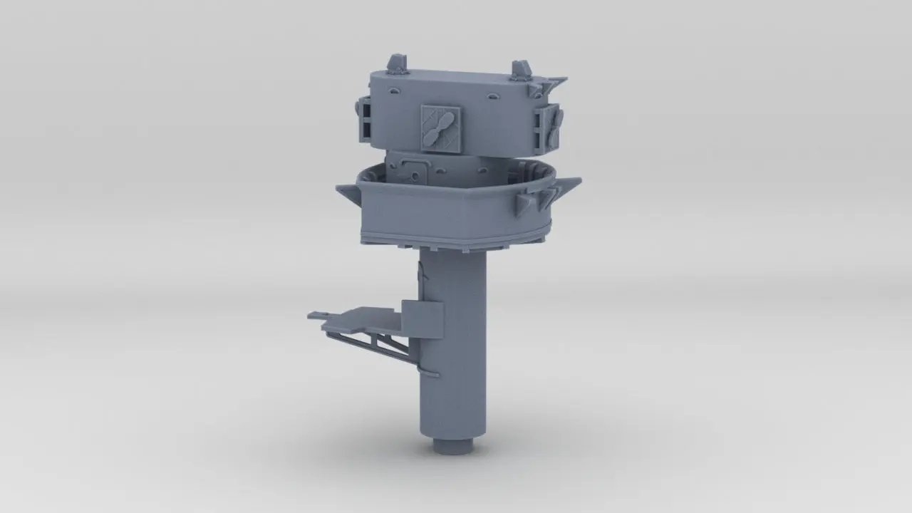 1/350 DKM Lutzow Foretop - distefan 3d print