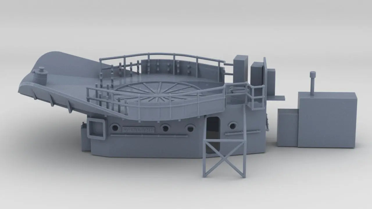 1/350 HMS Garland 120mm Platform Resin3Dinteractive