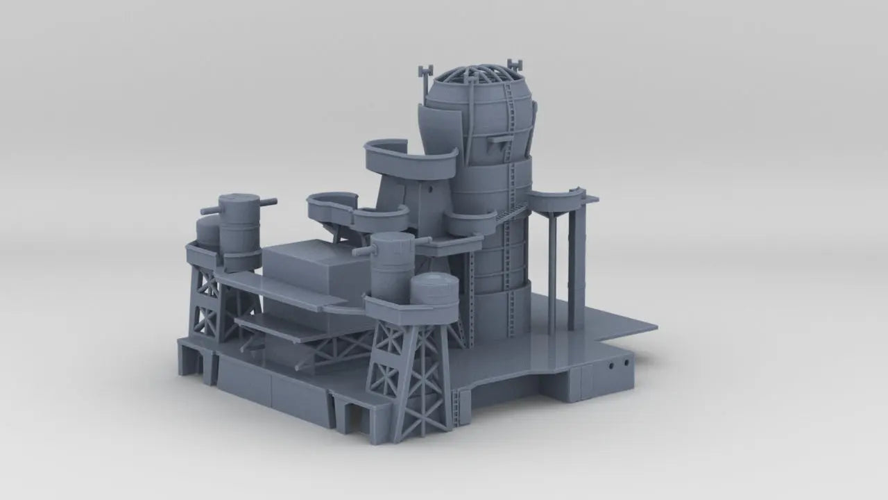 1/350 IJN Kongo Amidships Superstructures - distefan 3d print