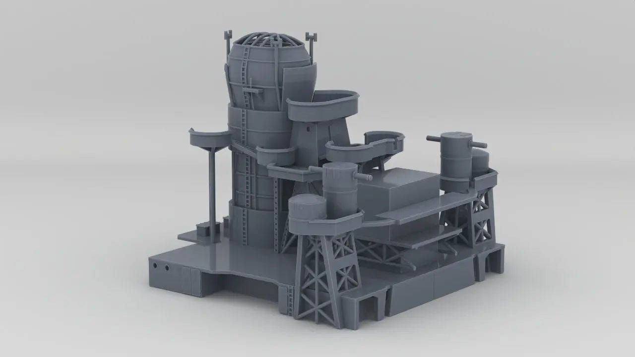 1/350 IJN Kongo Amidships Superstructures