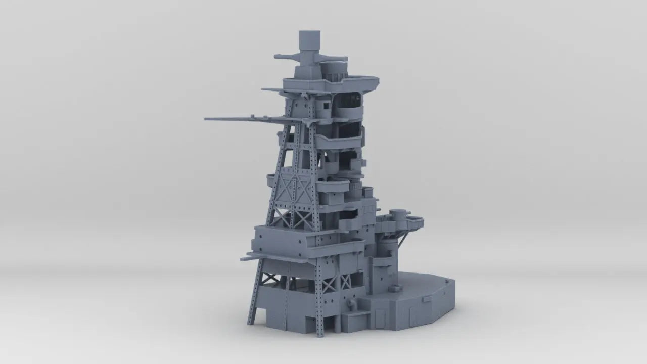 1/350 IJN Kongo Forward Superstructures - distefan 3d print