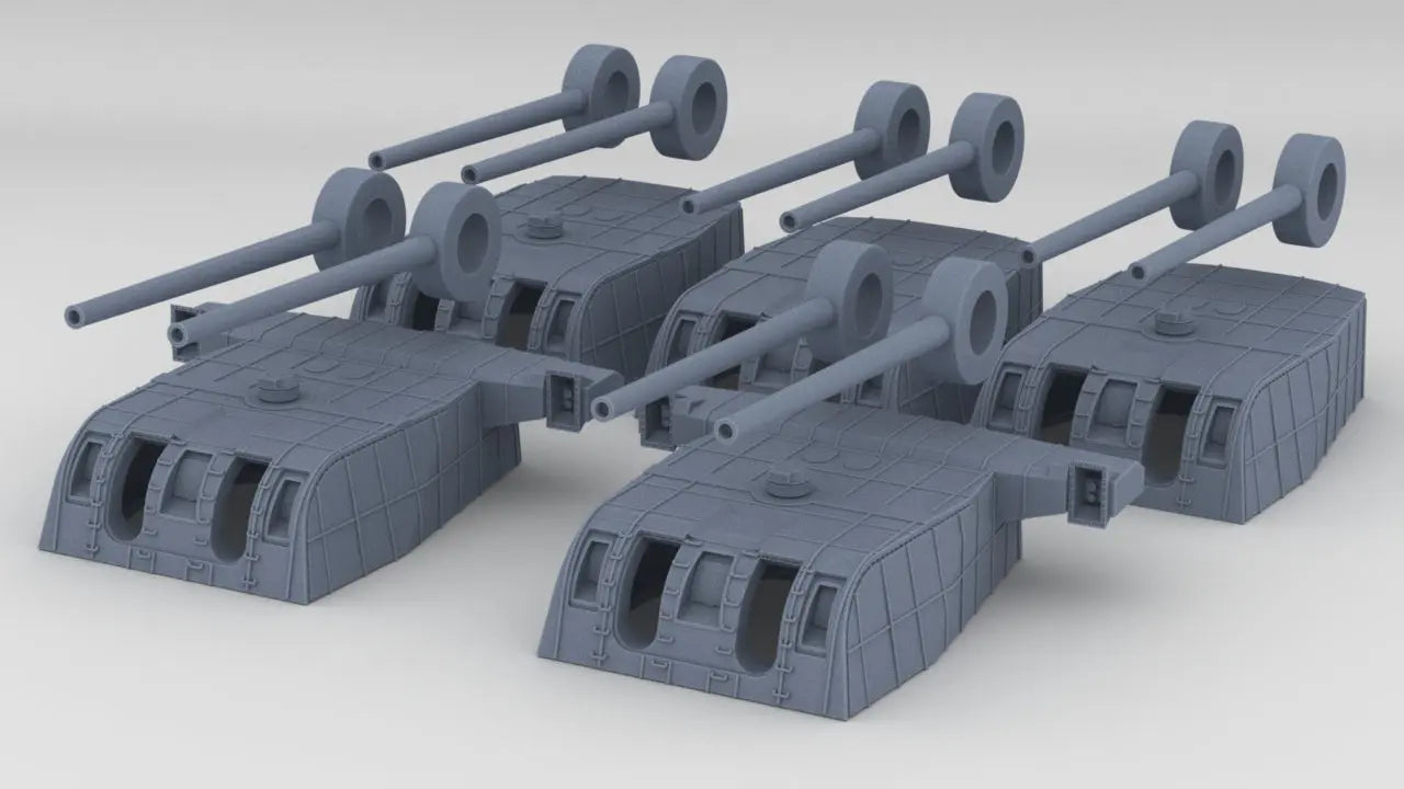 1/350 IJN Takao 20cm/50 3rd Year Type (1944) Set (5pcs) Resin3Dinteractive