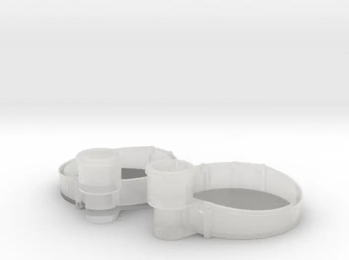 1/350 Richelieu aft 40mm tub1 x2 set - distefan 3d print