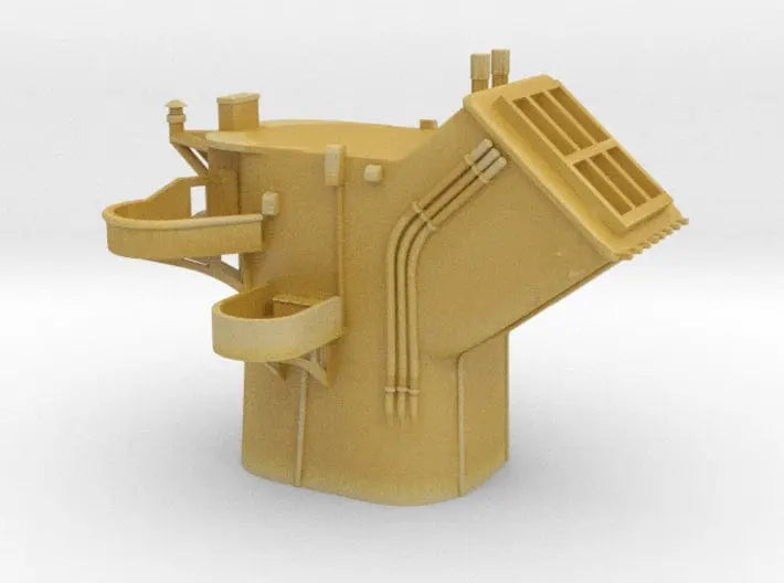 1/350 Richelieu structure aft deck 2 funnel - distefan 3d print
