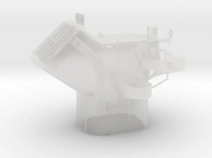 1/350 Richelieu structure aft deck 2 funnel - distefan 3d print