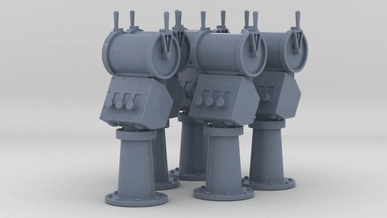 1/350 US Navy Ship's Engine Order Telegraph v2 Set (5pcs) Resin3Dinteractive