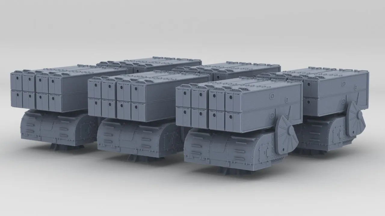 1/350 USA RUR-5A Mark 112 ASROC Launcher Set (6pcs) Resin3Dinteractive