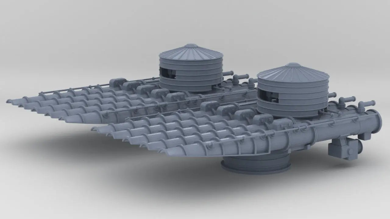 1/350 USN 21in Quintuple Torpedo Tubes Set (2pcs) Resin3Dinteractive