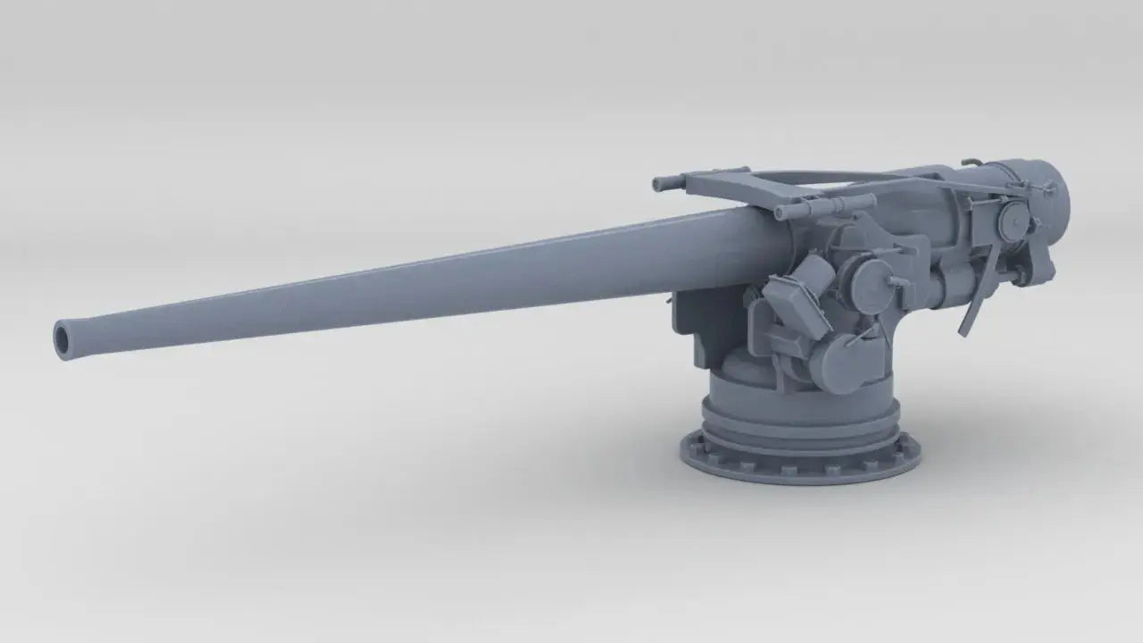 1/350 USN 5 inch 51 Cal. Deck Gun Resin3Dinteractive