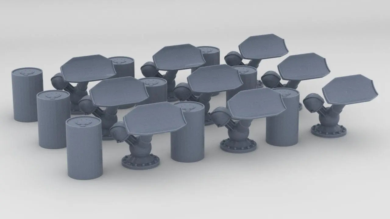 1/350 USN K-Gun w/ 300lb Depth Charge Set Resin3Dinteractive