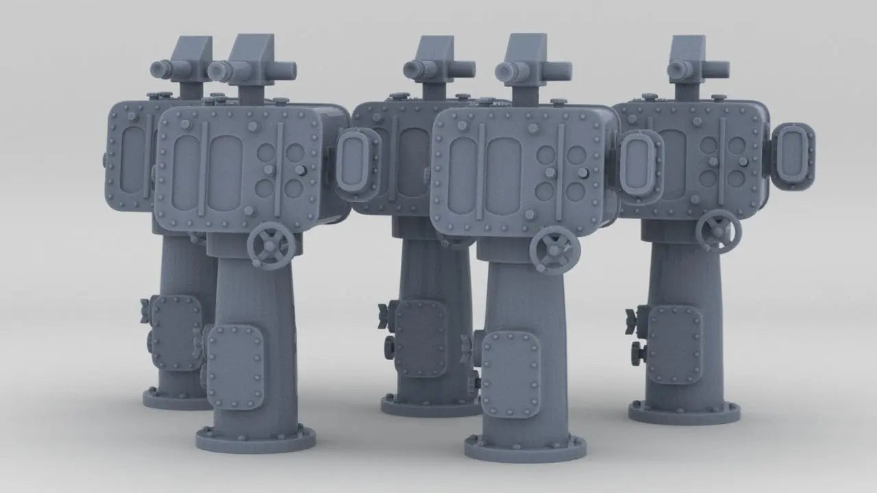 1/350 USN Torpedo Director Set (5pcs) - distefan 3d print