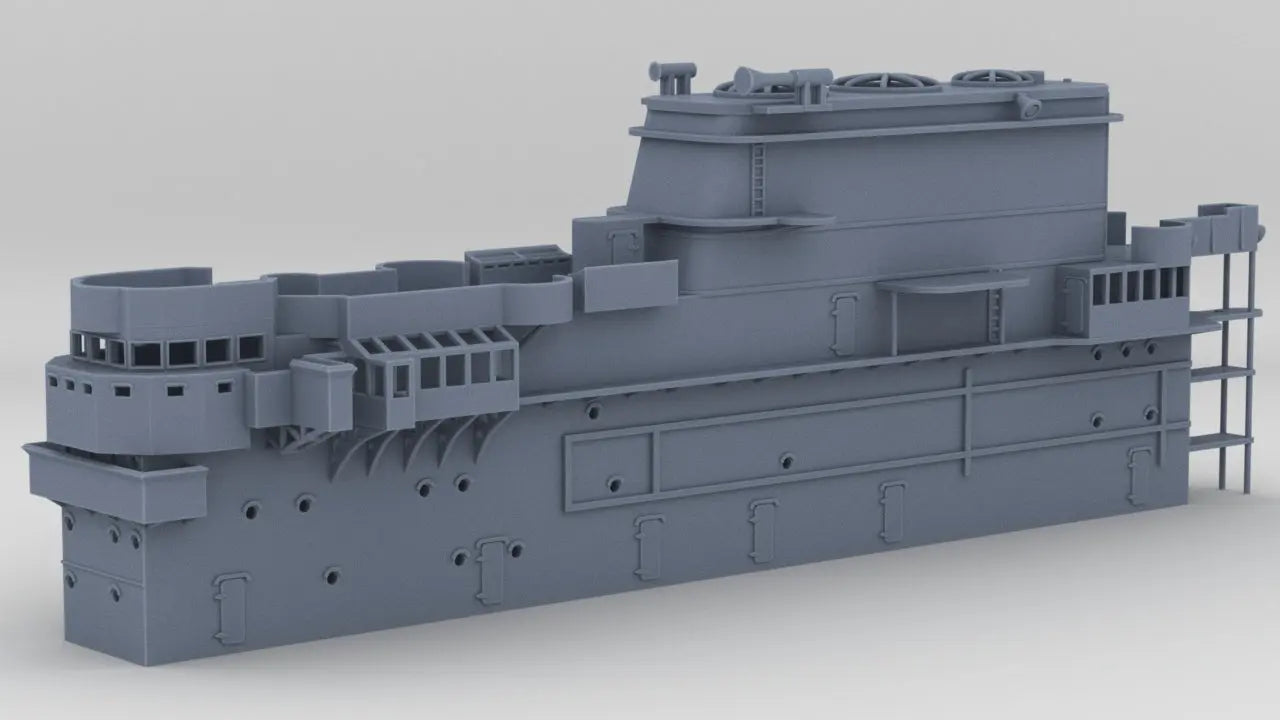 1/350 USS Enterprise CV-6 Island Structure Resin3Dinteractive