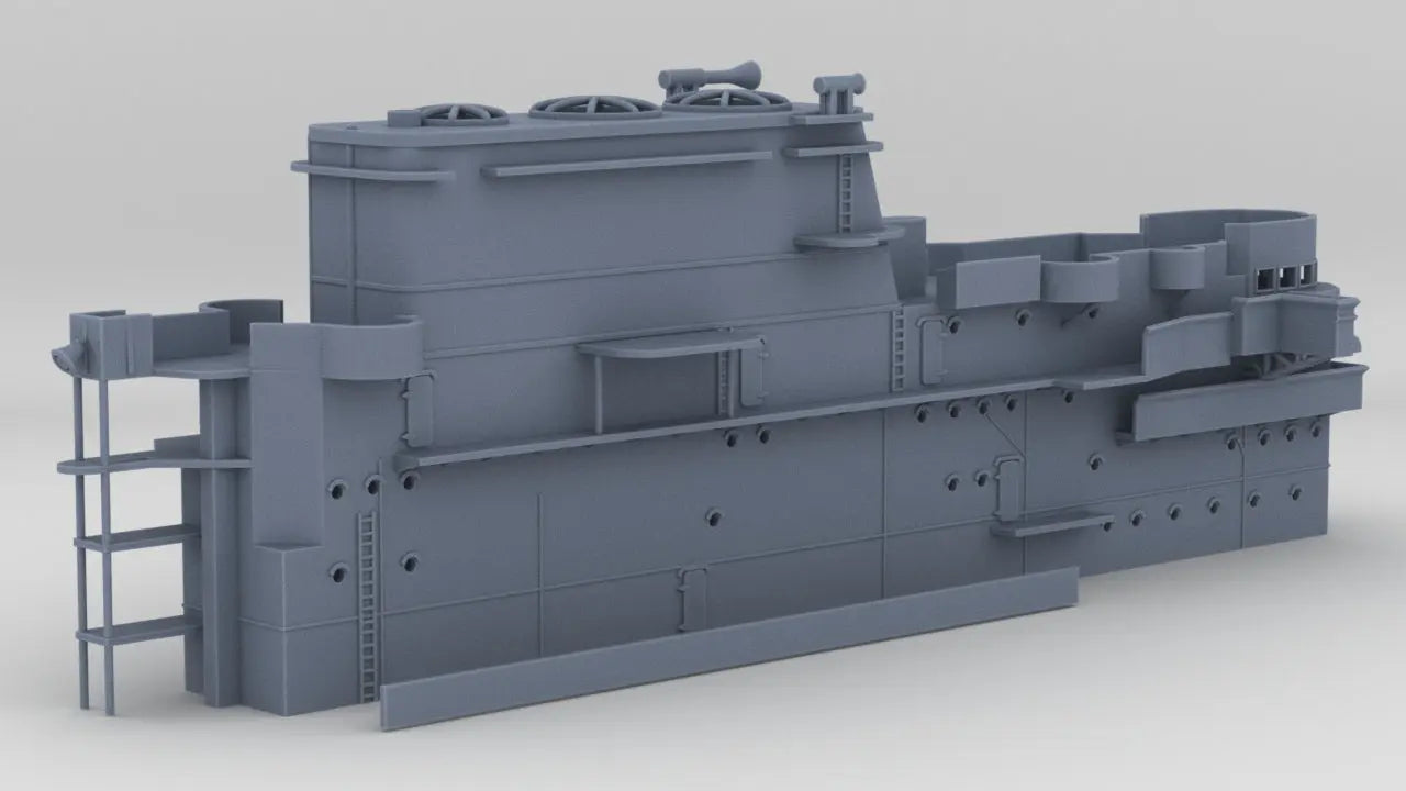 1/350 USS Enterprise CV-6 Island Structure Resin3Dinteractive