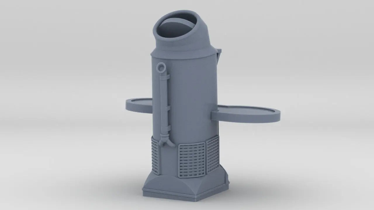 1/350 USS Fletcher Funnel 1 Searchlight Platform Resin3Dinteractive