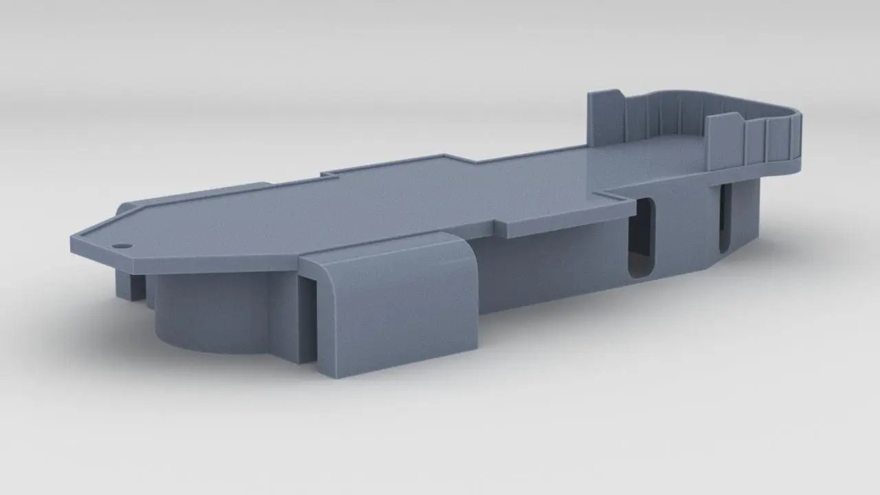 1/350 USS Helena (CL-50) Aft Deck 2 - distefan 3d print