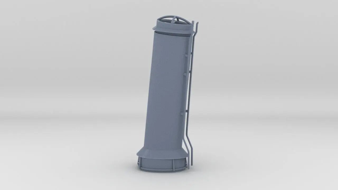 1/350 USS Helena (CL-50) Funnel 2 - distefan 3d print