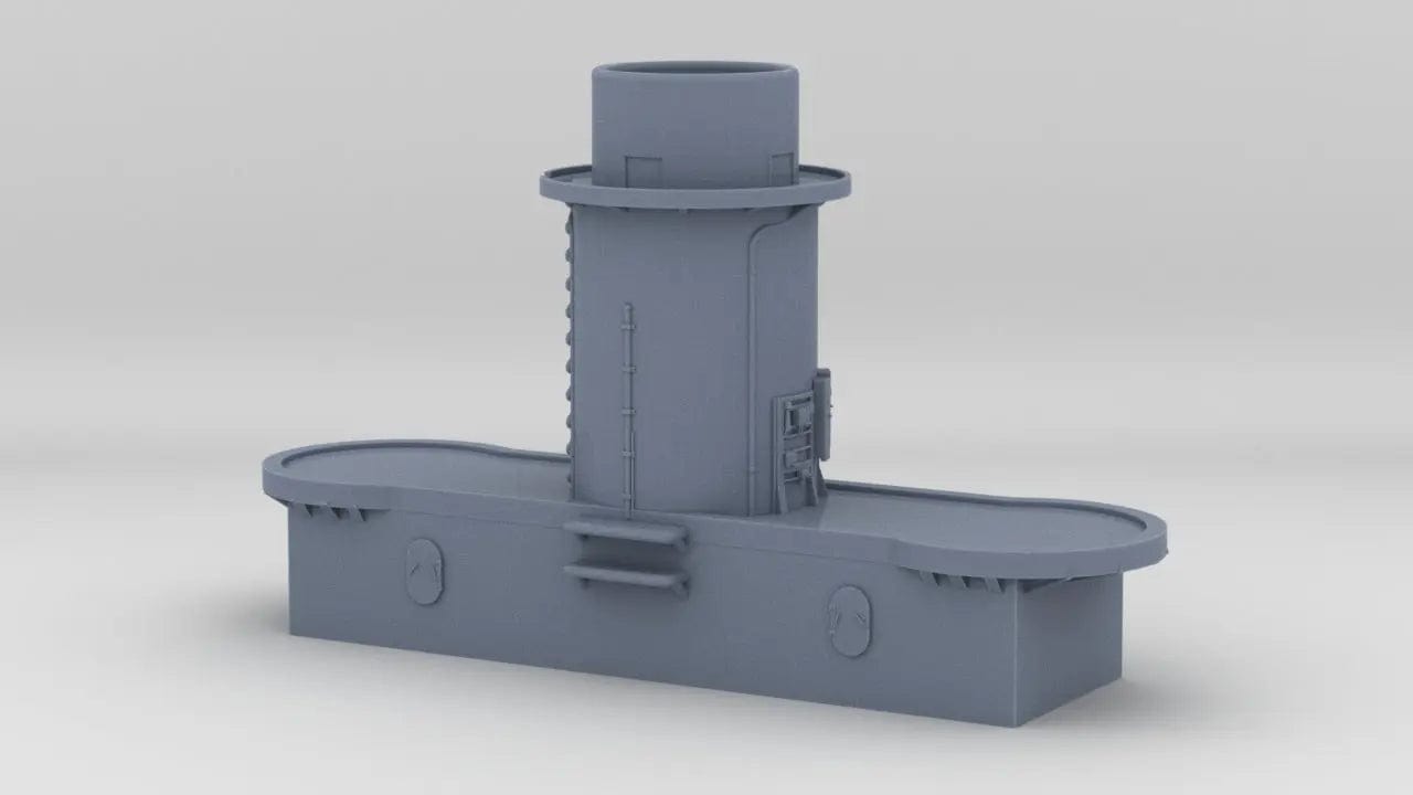 1/350 DKM Bismarck Aft Searchlight Platform - distefan 3d print