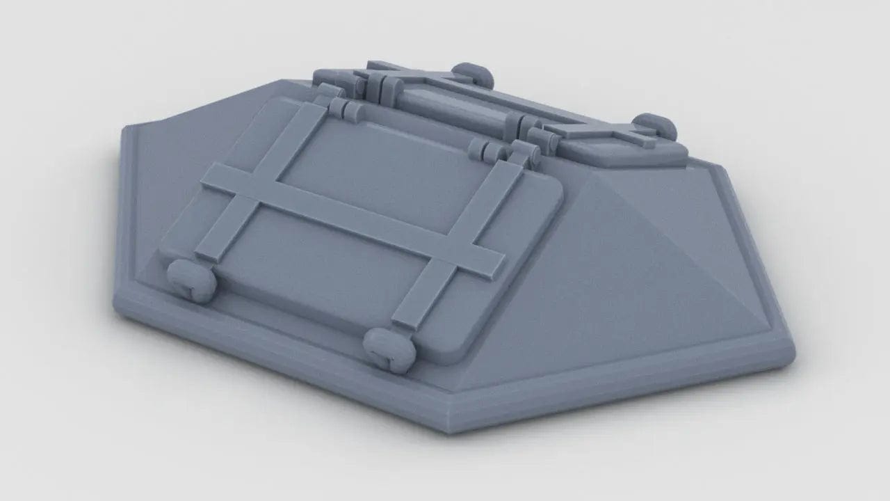 1/350 DKM Graf Spee Stern Skylight - distefan 3d print