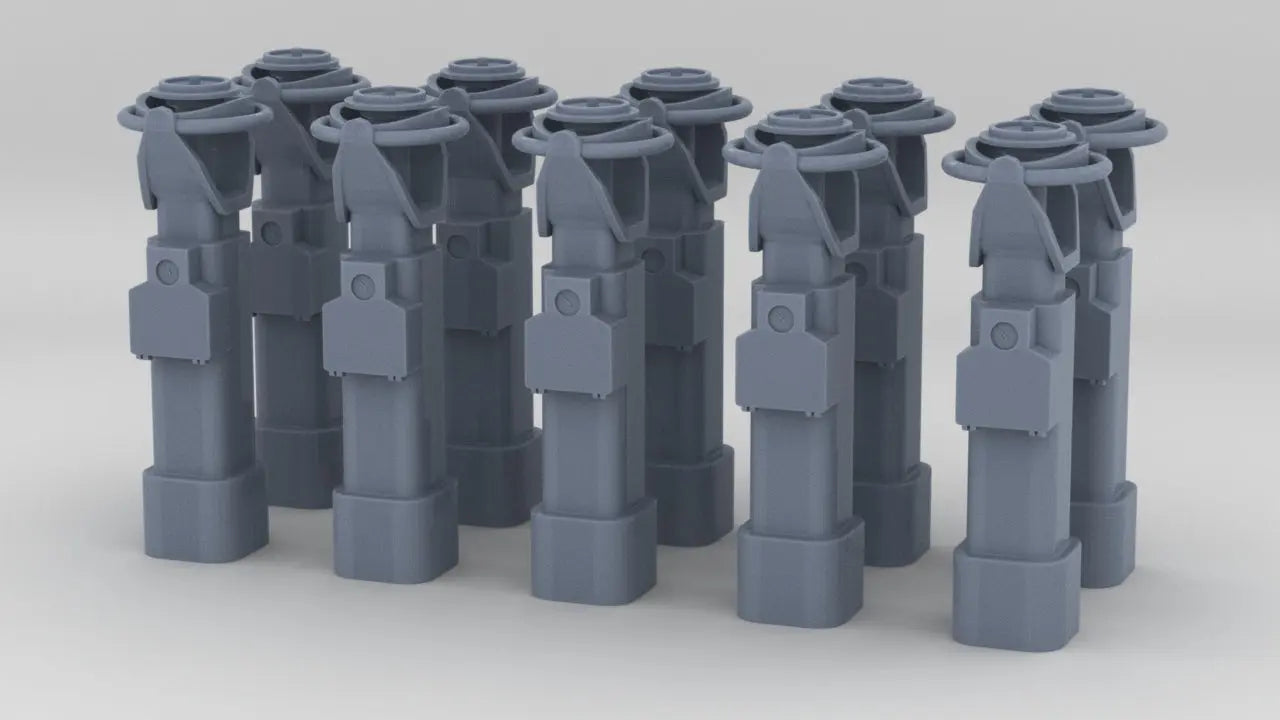 1/350 DKM Peiltochter Set (10pcs) - distefan 3d print