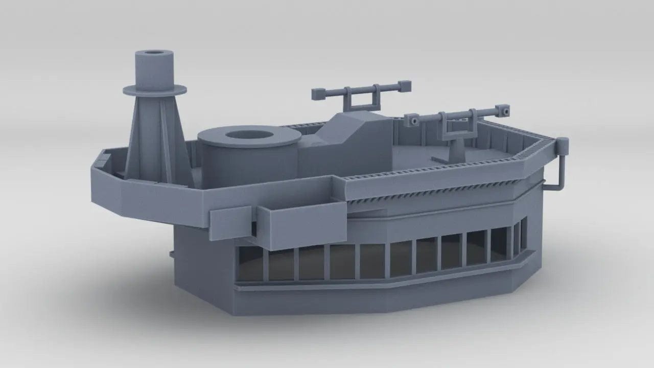 1/350 HMS Exeter Forward Deck 3 - distefan 3d print