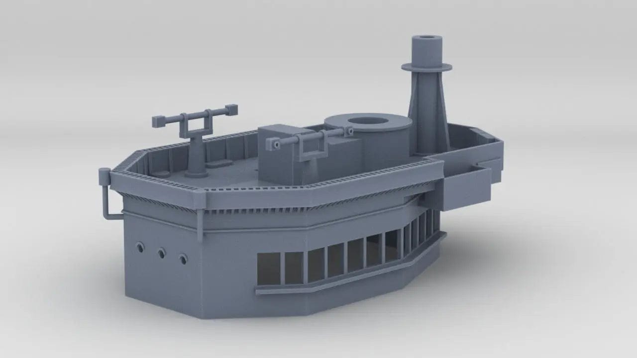 1/350 HMS Exeter Forward Deck 3 - distefan 3d print