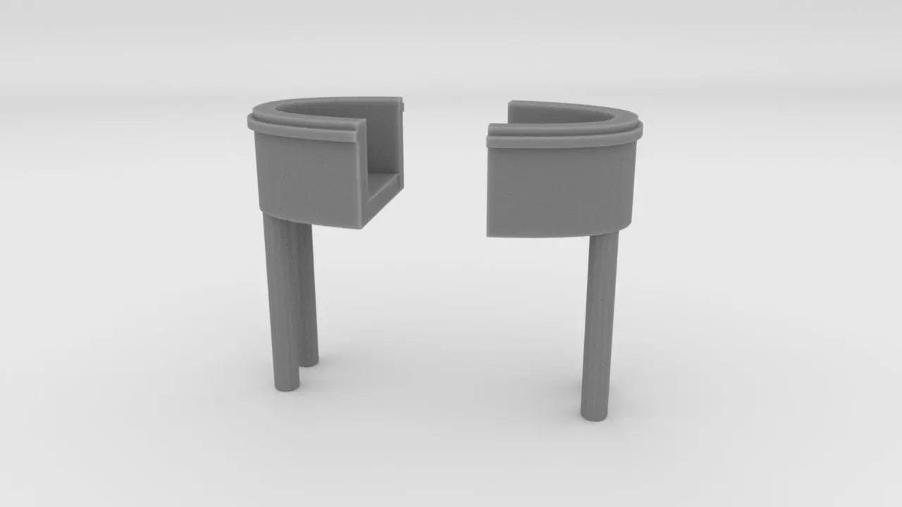 1/350 Richelieu Structure Deck 1 Platform Set - distefan 3d print