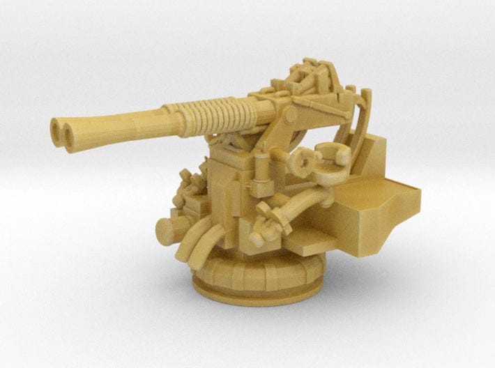 1/350 USN 40mm Bofors twin nount set 3pcs - distefan 3d print