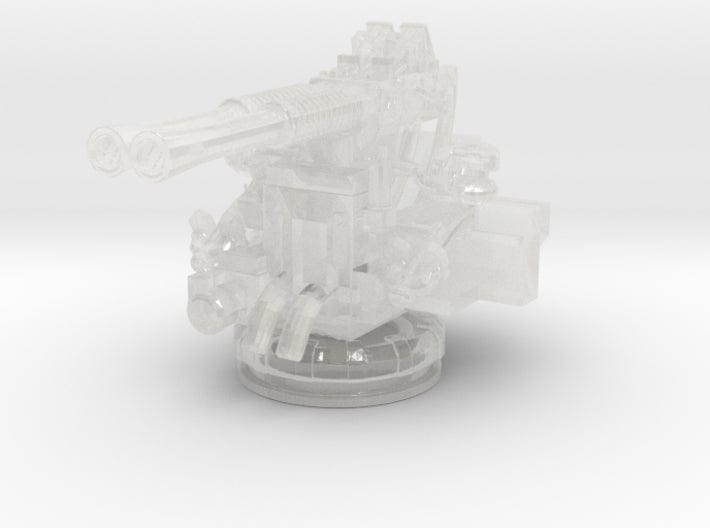 1/350 USN 40mm Bofors twin nount set 3pcs - distefan 3d print