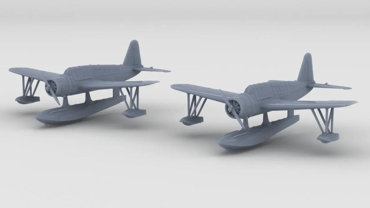 1/350 USN Vought OS2U Kingfisher Seaplane Set (2pcs) - distefan 3d print