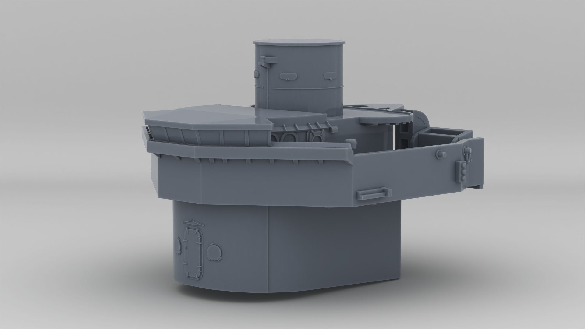 1/350 USS Fletcher DDE-445 Round Bridge - distefan 3d print