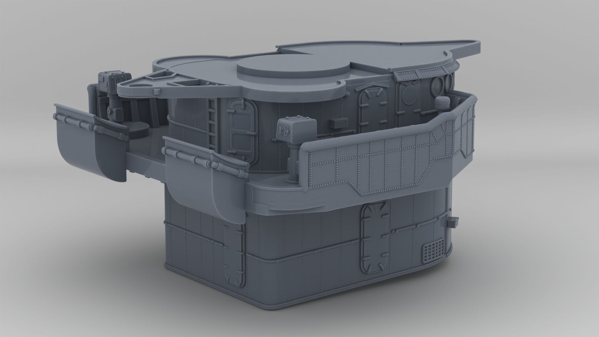 1/350 USS Fletcher Round-Bridge - distefan 3d print