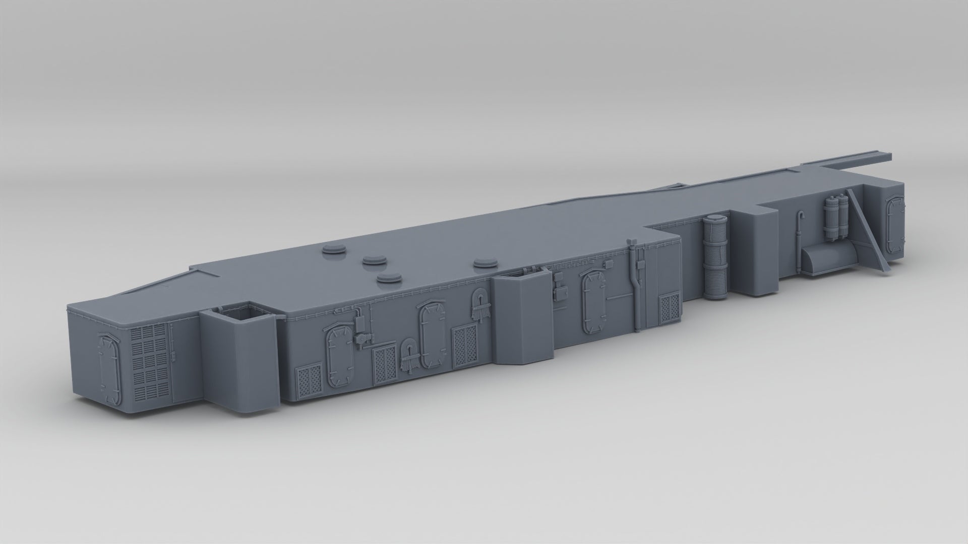 1/350 USS Fletcher Structure Amidships Deck 1 - distefan 3d print