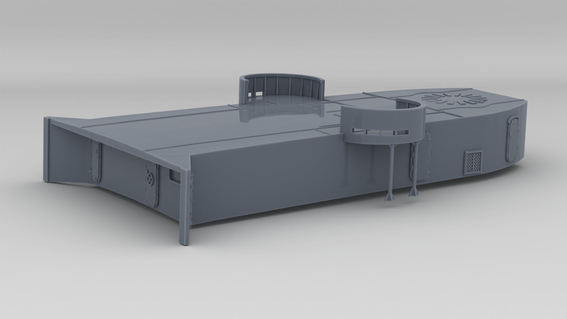 1/350 USS Fletcher Structure Forward Deck 1 - distefan 3d print