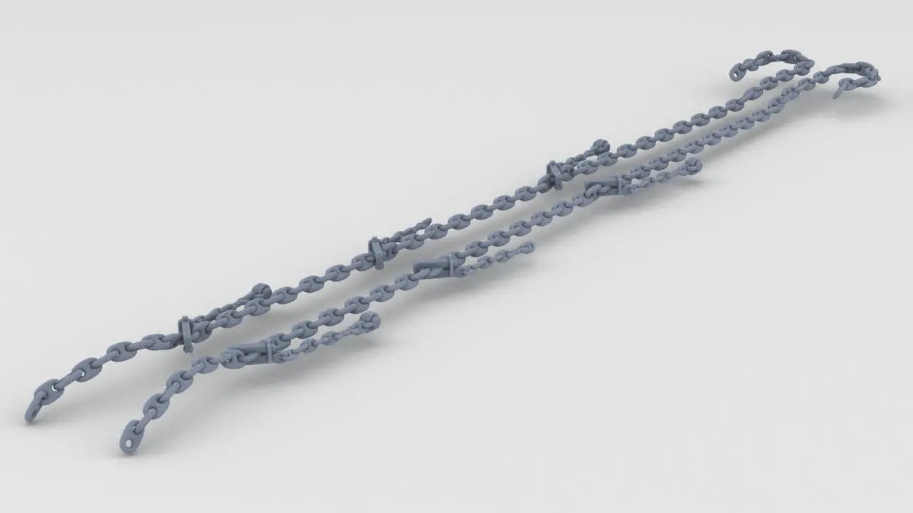 1/350 USS Iowa (BB-61) Anchor Chain - distefan 3d print