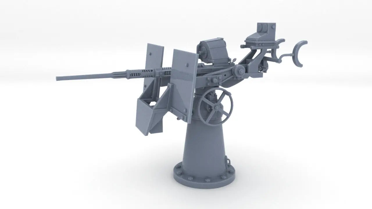 1/36 USN 20mm Oerlikon Mk4 w/ Mk14 Sight Resin3Dinteractive