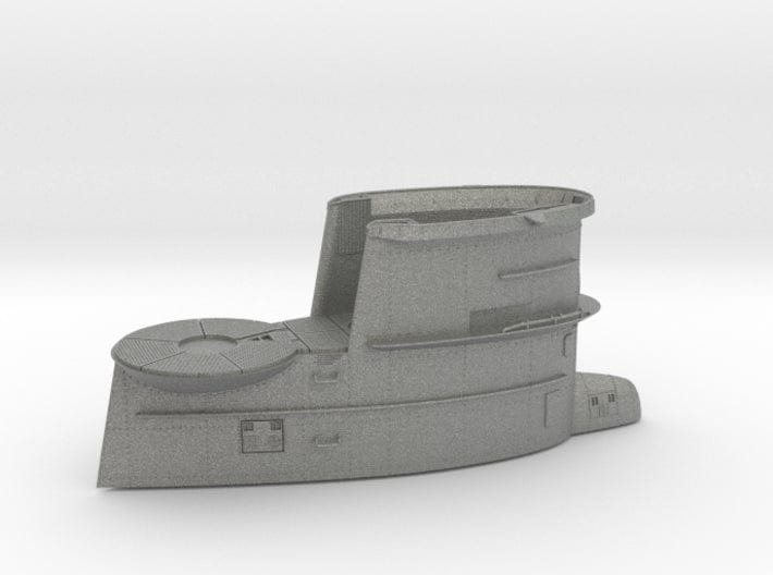 1/40 DKM U-Boot VII/C Conning Tower 3d printed