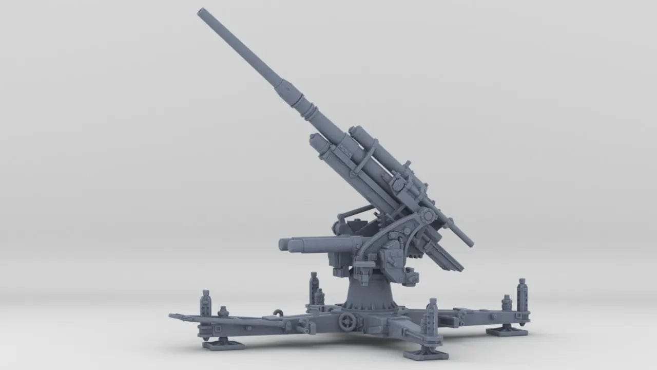 1/40 Germany 88cm Flak 37 Kit - distefan 3d print