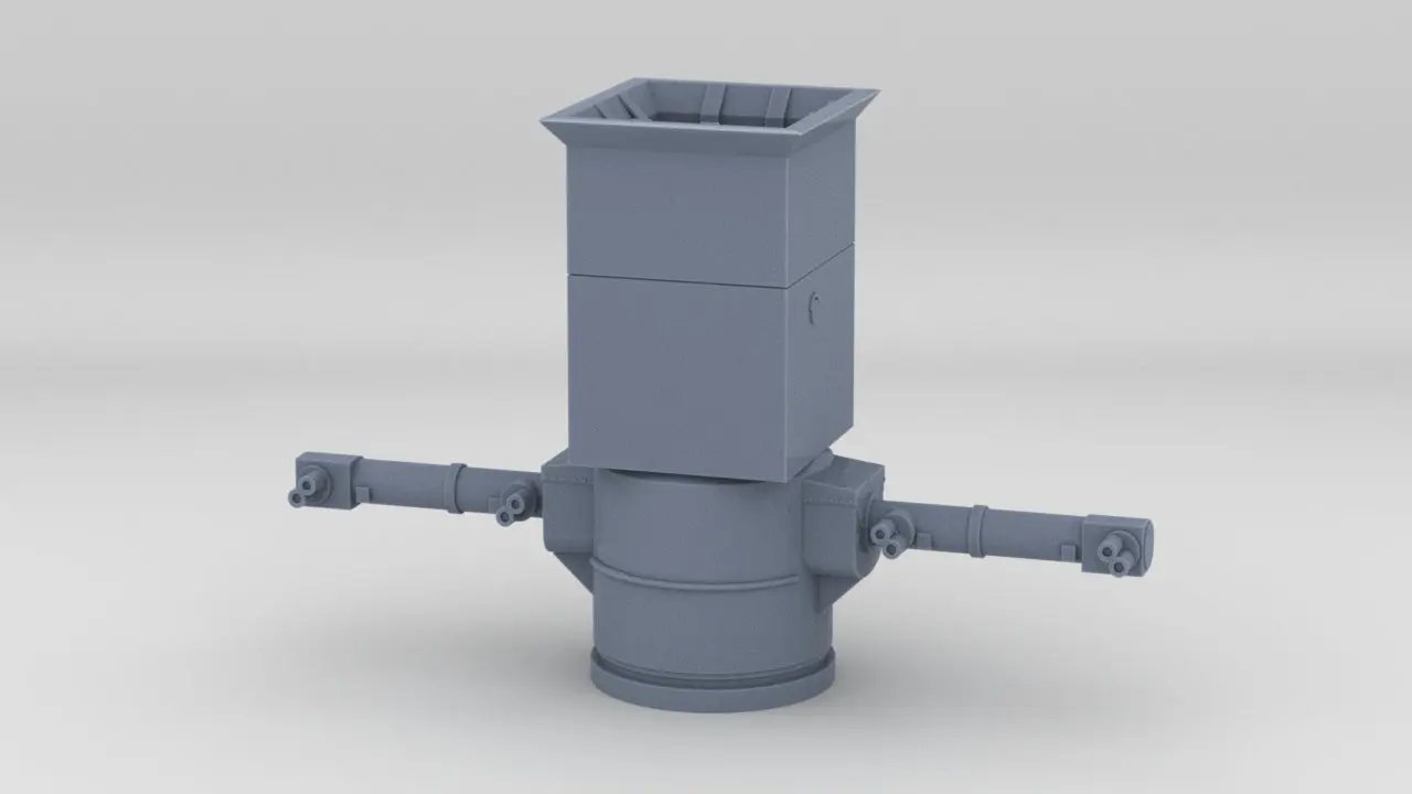 1/400 DKM Scharnhorst Forward 10.5m Rangefinder - distefan 3d print