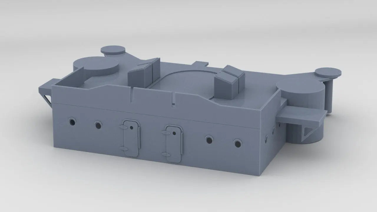 1/400 DKM Scharnhorst Forward Deck 5 - distefan 3d print