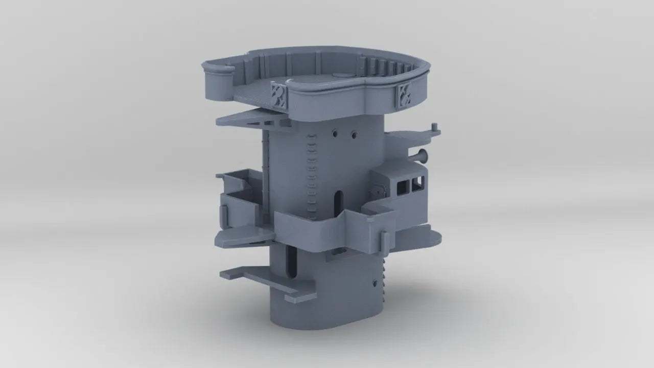 1/400 DKM Scharnhorst Forward Deck 6 - distefan 3d print