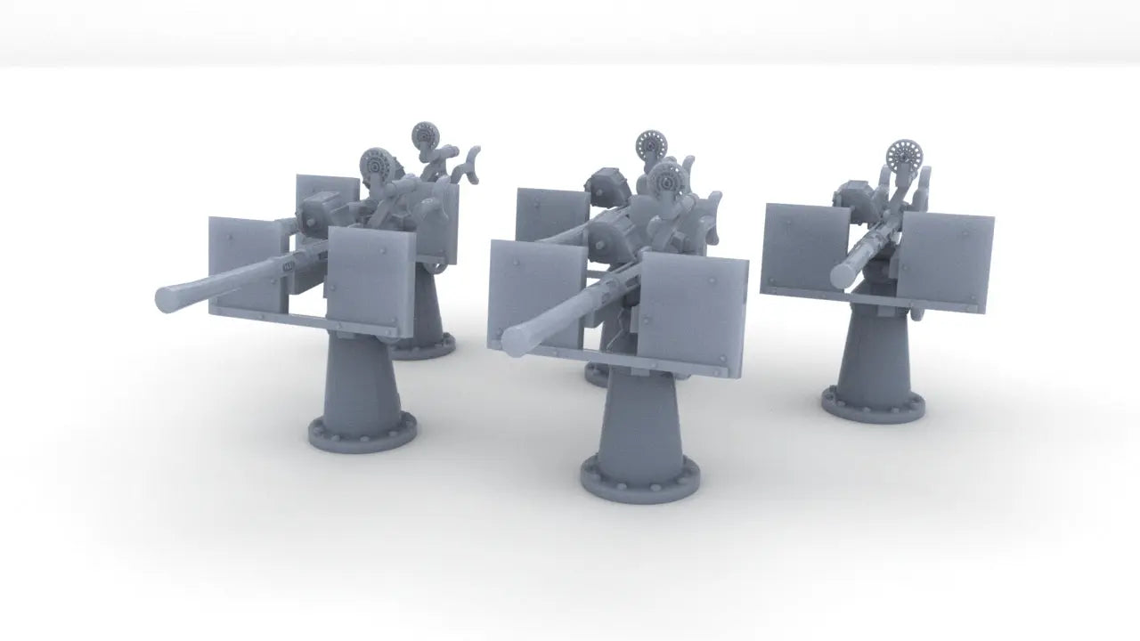 1/400 USN 20mm Oerlikon Set (5pcs) Resin3Dinteractive