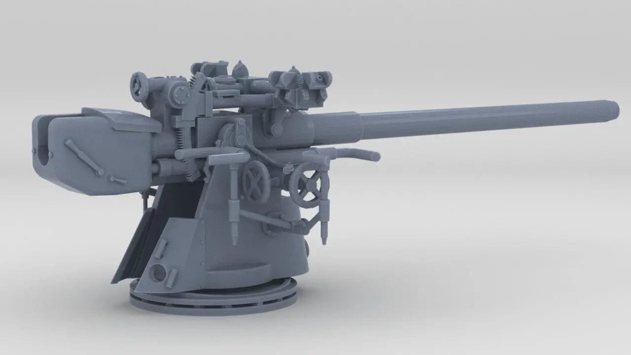 1/45 DKM U-Boot 10.5cm/45 Deck Gun - distefan 3d print