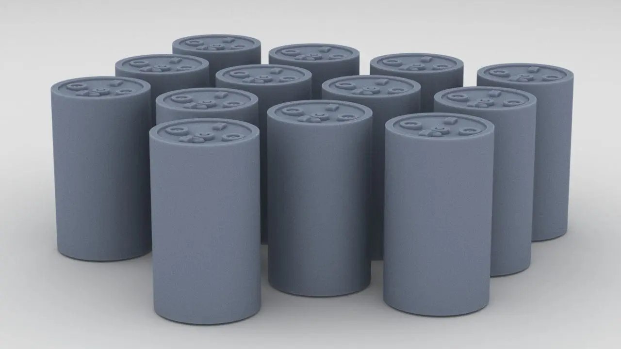 1/48 HMCS Depth Charges Set (13pcs) - distefan 3d print