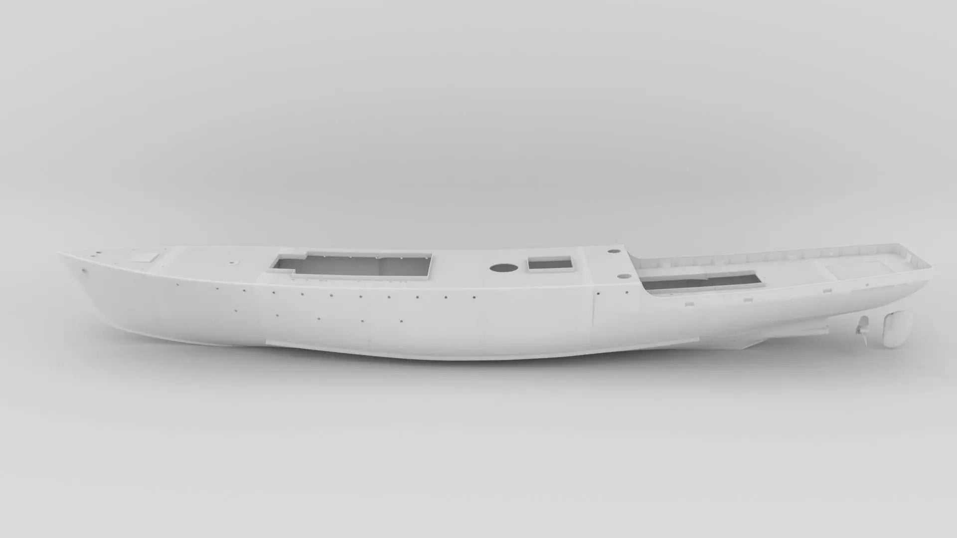 1/48 HMS Castle Class Corvette Hull Set OITECH