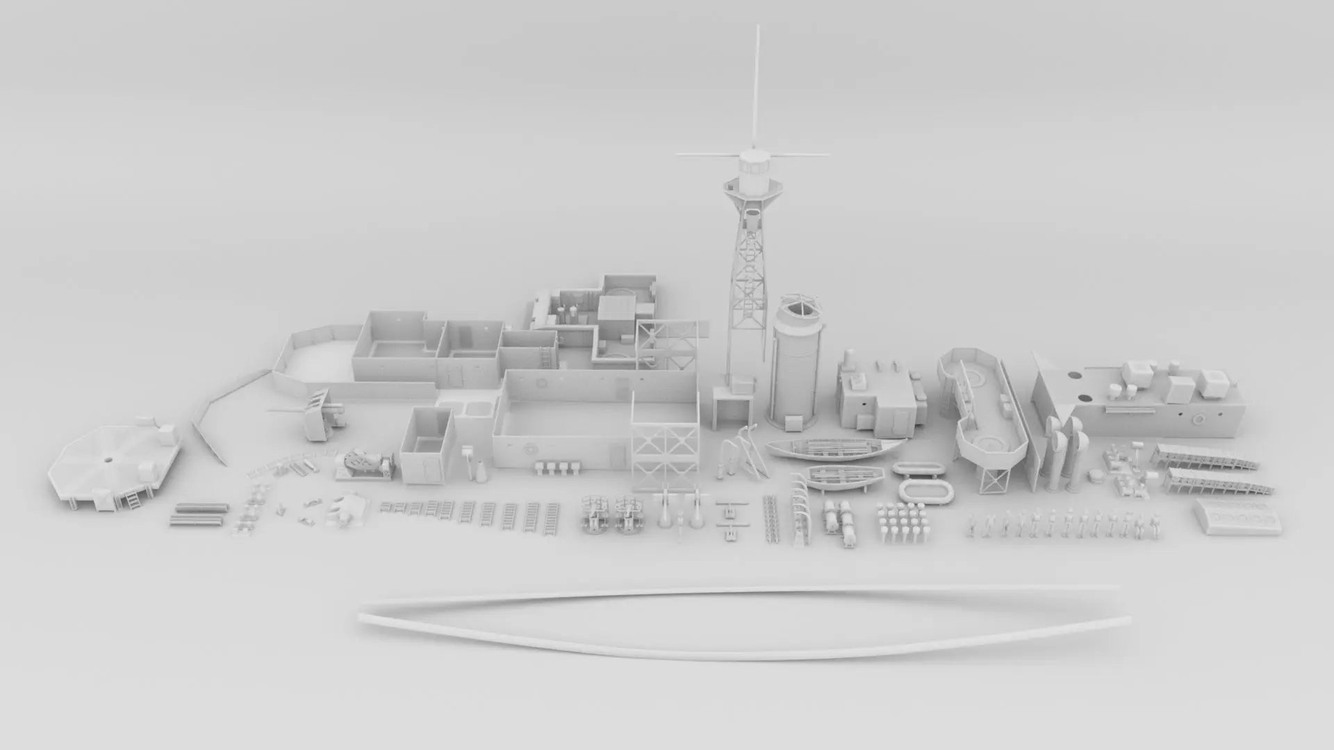 1/48 HMS Castle Class Corvette Set OITECH