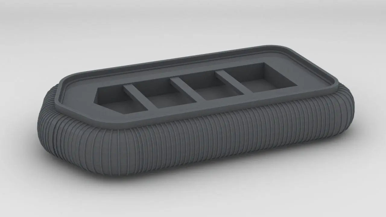 1/48 US Liberty-class Slanted Life Raft "Slides" Starboard - distefan 3d print