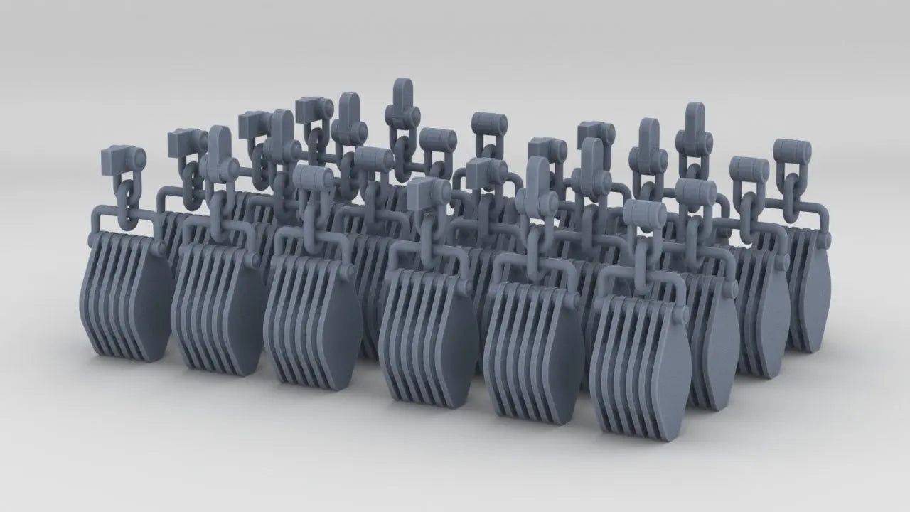1/48 US Liberty-class Spider Bands Set (24pcs) - distefan 3d print