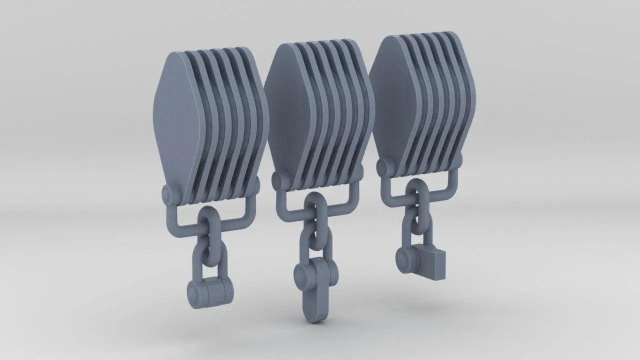 1/48 US Liberty-class Spider Bands Set (3pcs) - distefan 3d print